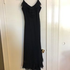 Slinky black dress